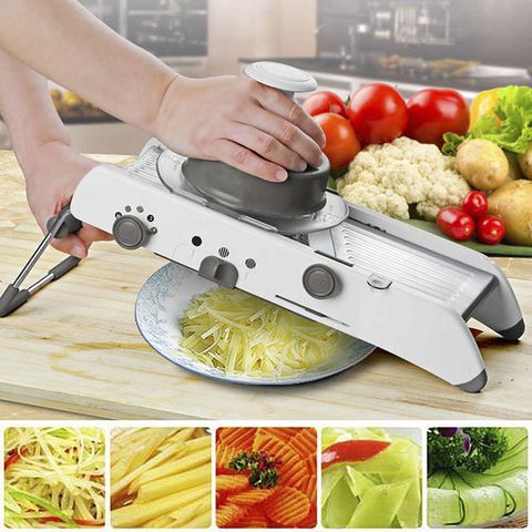 {Hàng Cao Cấp} Dụng cụ bào sợi, cắt rau củ quả đa năng YY-Q5 - 35 x17 x13.5cm Vegetable Cutter, 7-in-1