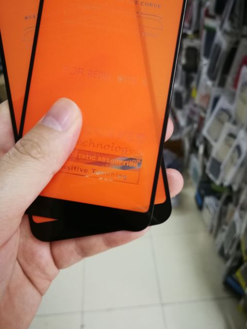 Cường lực 19D Redmi 5 Plus Full màn Full keo Ôm viền 2.5D cao cấp ( tặng keo mép giấy lấy bụi )