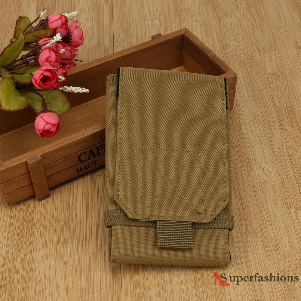 【Hot Sale】1Pc Universal Tactical Bag for Mobile Phone Hook Cover Pouch Case Waist Bag