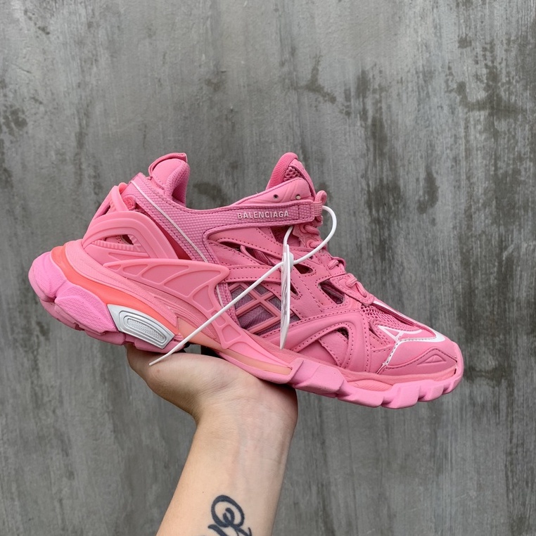 Giày Thể Thao Nam Nữ Sneaker Track 2.0 Màu Hồng
