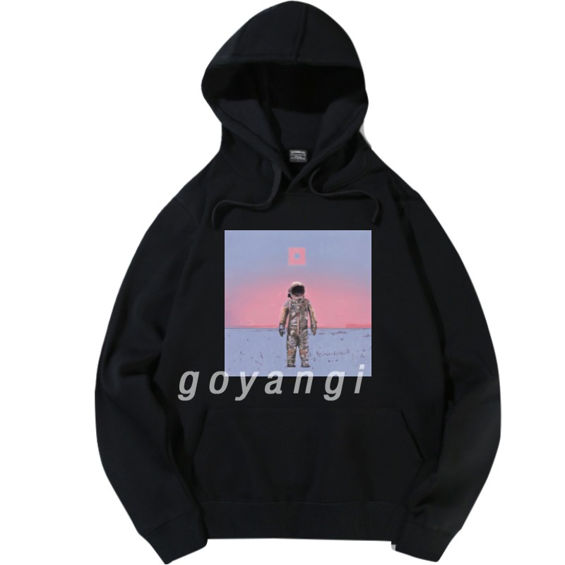 Áo hoodie goyangi Phi hành gia 2 oversize phong cách hàn quốc