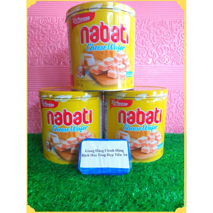 Bánh xốp nhân phô mai Nabati Lon 300g