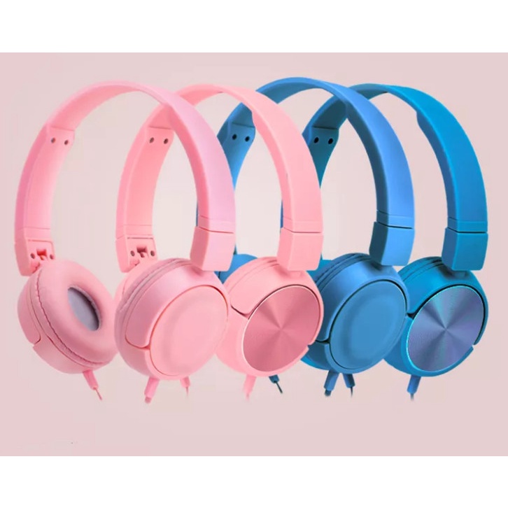 Tai nghe chụp tai GKH 020 siêu dễ thương, màu hồng, xanh- Siêu dễ thương, nhỏ gọn, tiện dụng