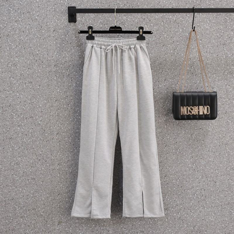 NRVP Quần jogger nữ lưng cao ống rộng thời trang