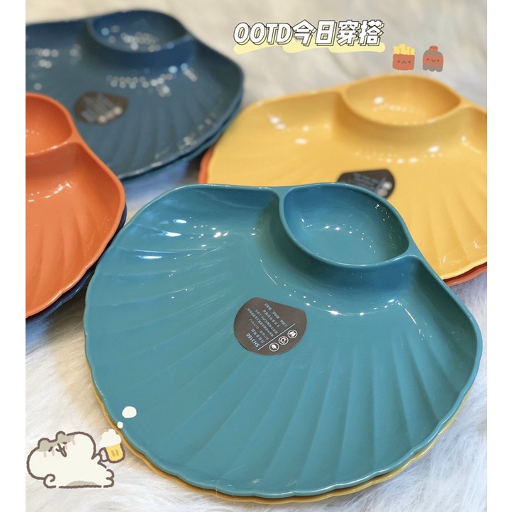 Set 4 dĩa sò đủ màu