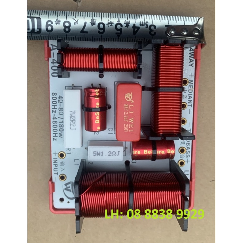 MẠCH PHÂN TẦN 3 ĐƯỜNG TIẾNG LWA400 - 1 BASS 1 TRUNG 1 TREBLE - GIÁ 1 CÁI