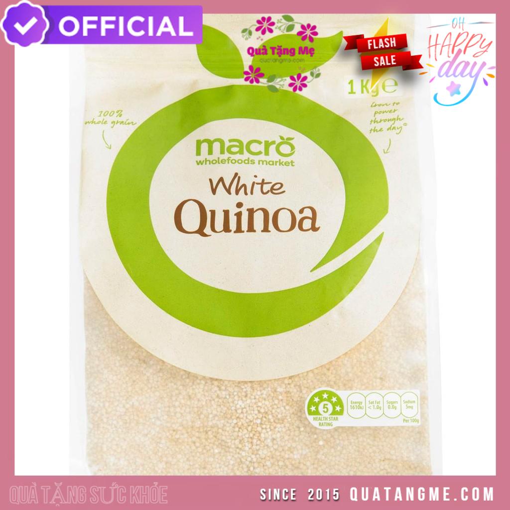 Hạt diêm mạch trắng hữu cơ Macro White Quinoa Organic 1KG - Úc