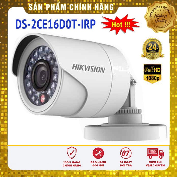 Camera Hikvision DS-2CE16D0T-IR Full HD1080P IR (vỏ nhưa)