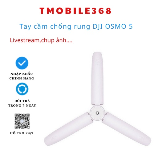 Tay cầm chống rung Gimbal DJI OSMO 5 - HÀNG CHÍNH HÃNG | BigBuy360 - bigbuy360.vn