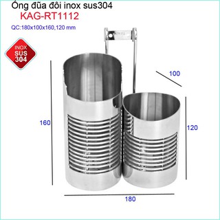 ỐNG ĐỰNG ĐŨA NHÀ BẾP INOX KAG-RT1112