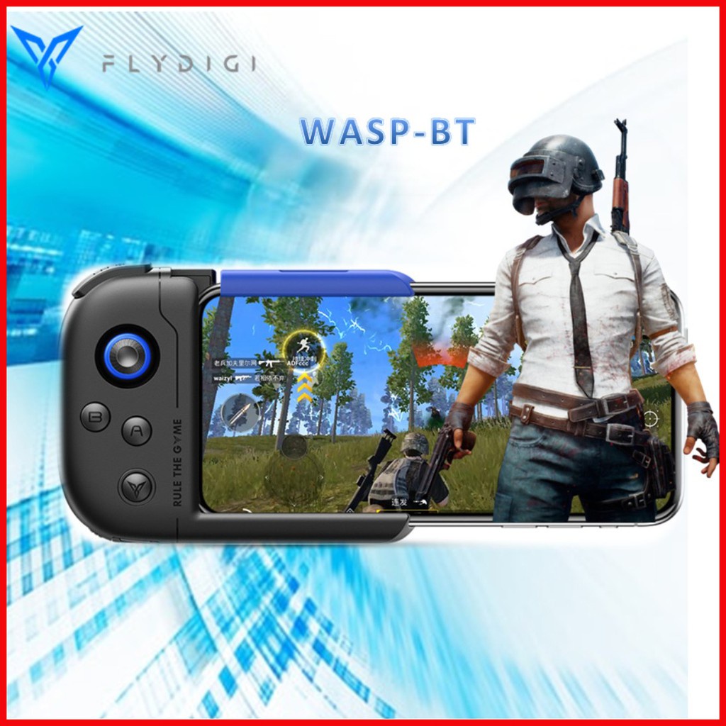 Tay cầm chơi game Flydigi Wasp BT dành riêng cho IOS và ANDROI chơi PUBG , ROS , liên quân mobile, game FPS khác -dc3632