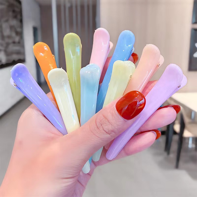 Kẹp Tóc Dễ Thương Nhiều Màu Sắc Bằng Acrylic Nhật Bản Phụ Kiện Thời Trang Cho Nữ AB146