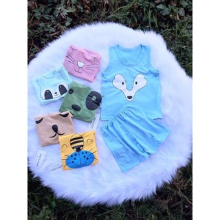 Thun lạnh loại 1] bộ ba lỗ thun lạnh peekaboo cho bé