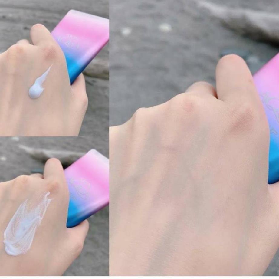 Kem chống nắng dành cho da khô/thường Sunplay Skin Aqua Tone Up UV Essence Lavender SPF50+ PA++++