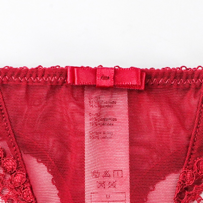 Bộ nội y VARSBABY D325 + N104 vải ren không gọng thông thoáng quyến rũ cho nữ