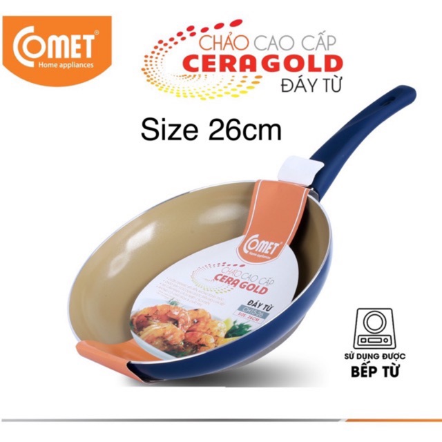 Chảo từ chống dính cao cấp 26cm COMET CH15-26