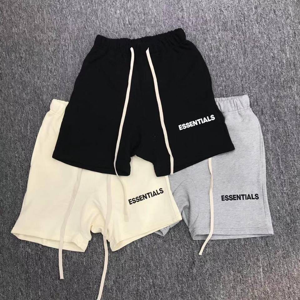 Quần Short Essentials_Vải Nỉ Cotton Cao Cấp