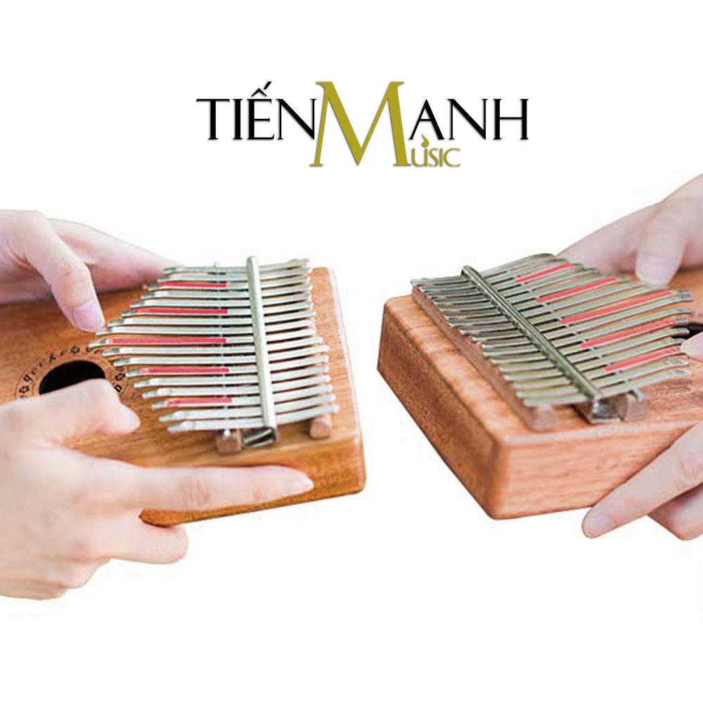 Combo Đàn Kalimba Gecko K17M 17 Phím Gỗ Mahogany và Hộp đựng (Cam kết 100% Chính hãng nhập khẩu bởi Tiến Mạnh Music)