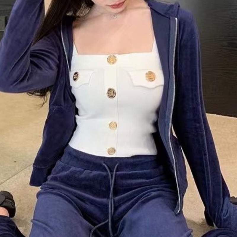 Áo hai dây thời trang mùa xuân hàn quốc dễ phối đồ