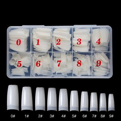 Hộp 500 móng nối đắp gel, đắp bột nối dài móng chuyên dụng