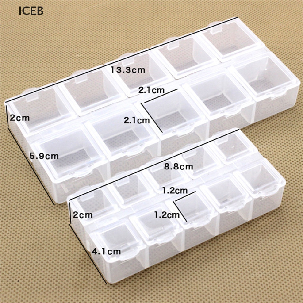 Ic 1 Hộp Đựng Thuốc Hàng Tuần 10 Ô Chứa my