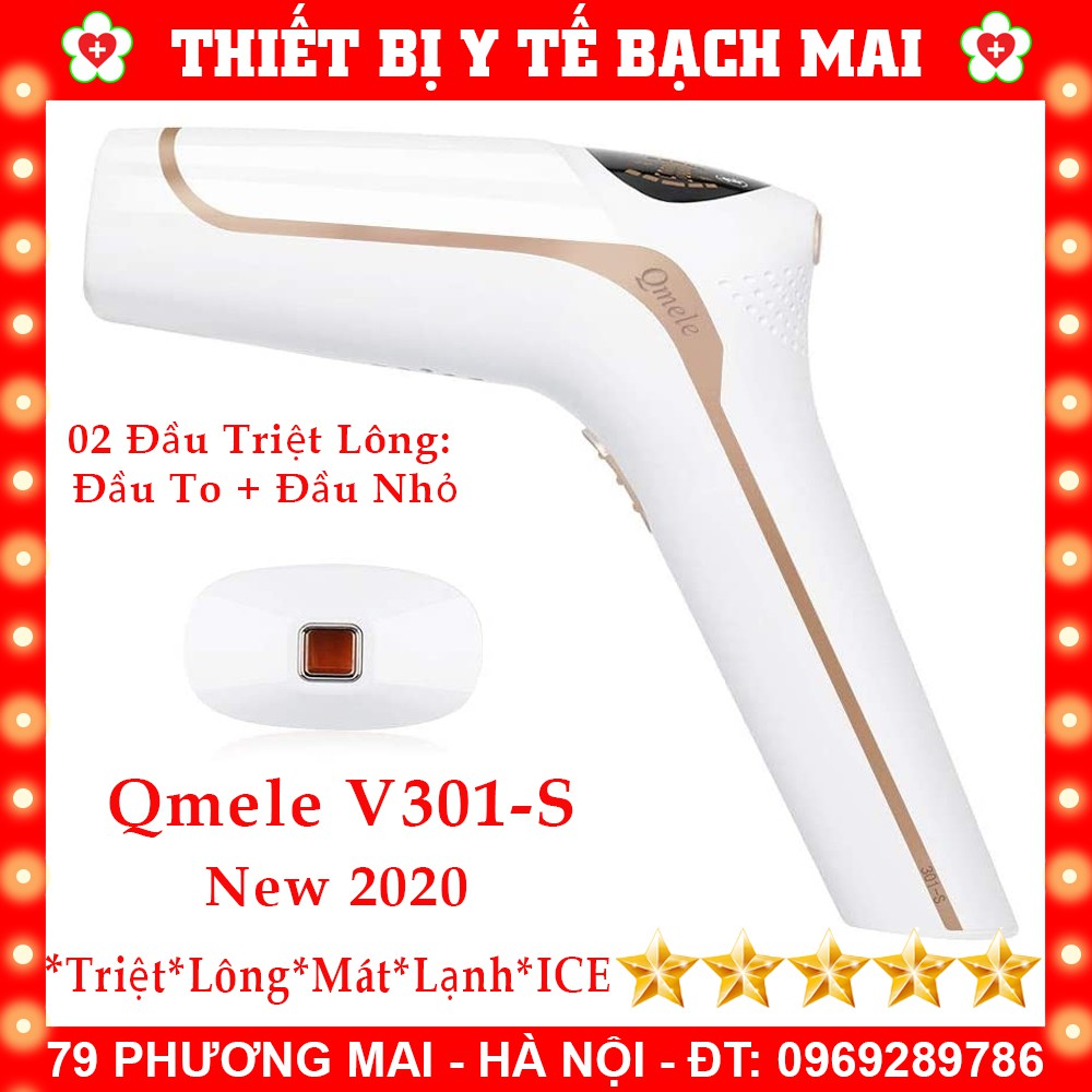 Máy Triệt Lông Vĩnh Viễn QMELE V301-S Mới Nhất 2020 - Tích Hợp Triệt Lông + Làm Mát Lạnh