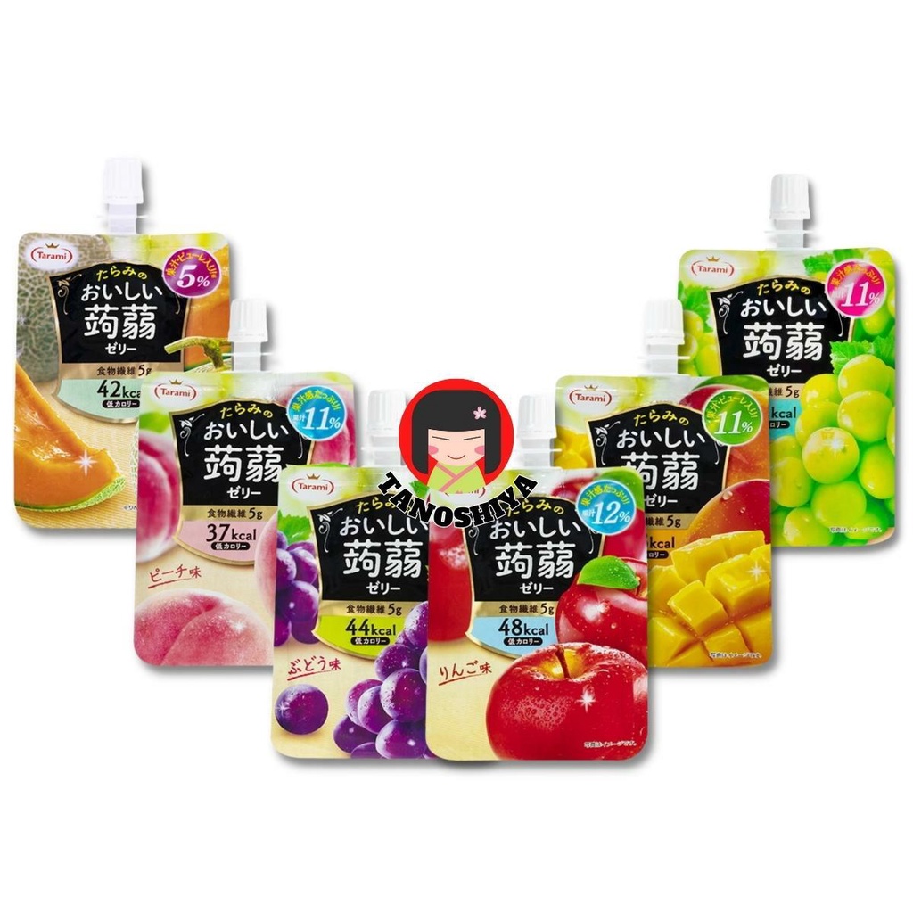 Thạch trái cây Jelly Konnyaku Tarami nhiều vị 150g