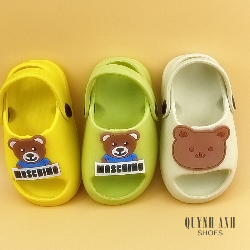 Dép Sục Cho Bé Siêu Êm Chân Mẫu Mới - Bé Trai Bé Gái Bé Nhiều Màu (Sticker ngẫu nhiên)