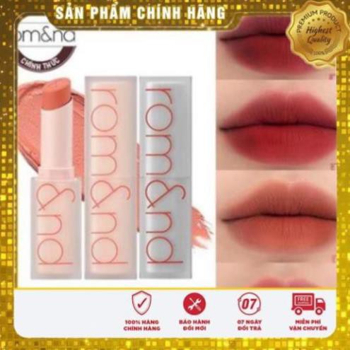 [New][AUTH] Son thỏi lì Romand New Zero Matte Lipstick 3g