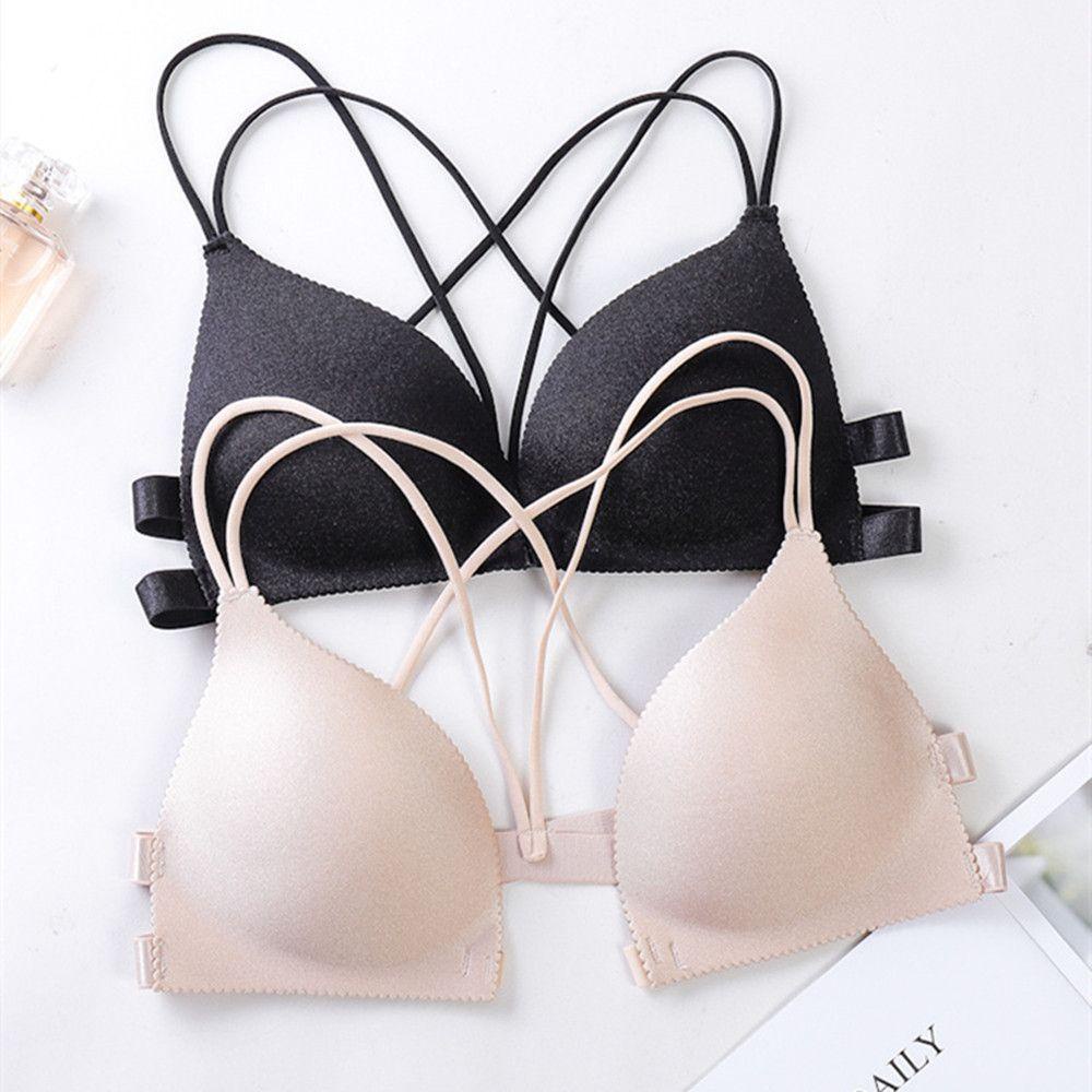 Áo Ngực Hình Tam Giác Cài Nút Phía Trước KENT1 Thời Trang Quyến Rũ Cho Nữ