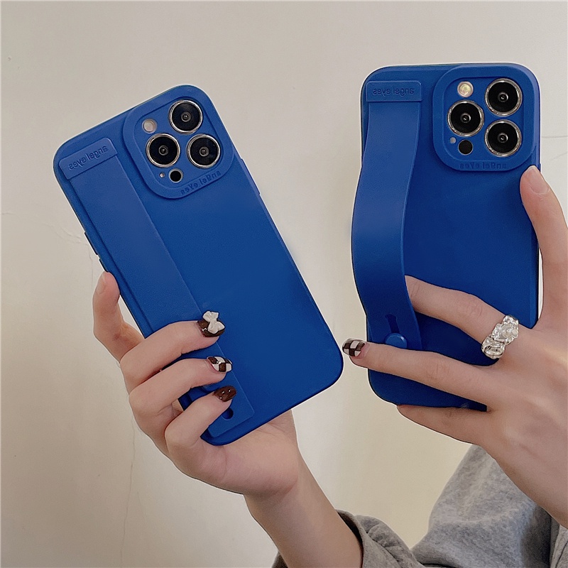 Ốp điện thoại có dây đeo chống sốc cho IPHONE 11 12 PRO MAX X XR XS MAX 7 8 PLUS