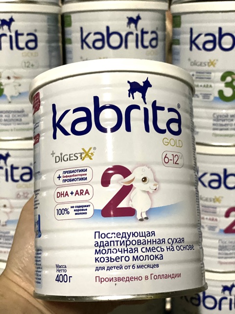 Sữa dê kabrita số 2 hộp 400gr hàng xách tay Nga 🇷🇺