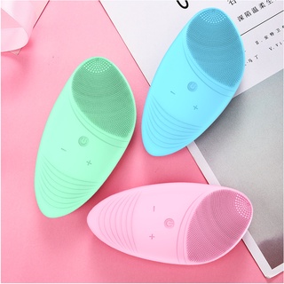 Máy rửa mặt rung siêu âm mini alama - máy rửa mặt massage cleansing brush xq108