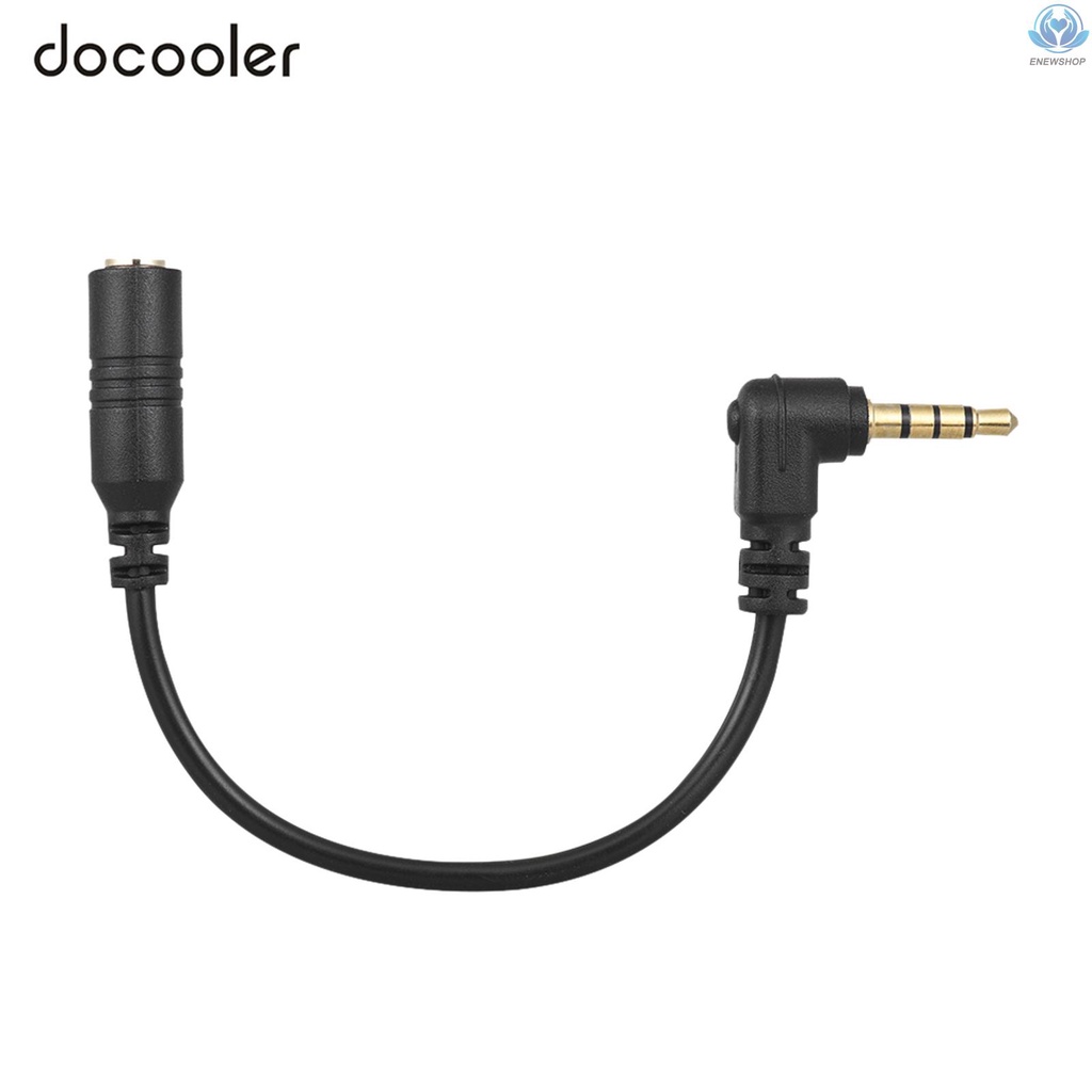 Dây cáp chuyển đổi âm thanh 3 cực Ey-S04 3.5m 3.5mm sang 4 cực 90 độ dành cho Micro Iphone Ipad Samsung Huawei