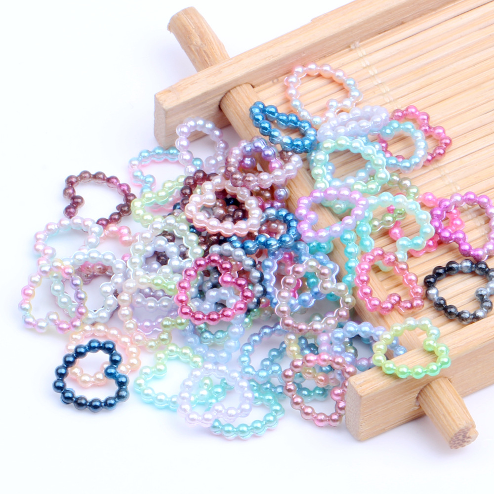 Set 120 phụ kiện trang trí móng tay nghệ thuật hình trái tim