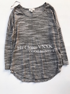 Áo thun dệt kim nữ oversize- Vnxk