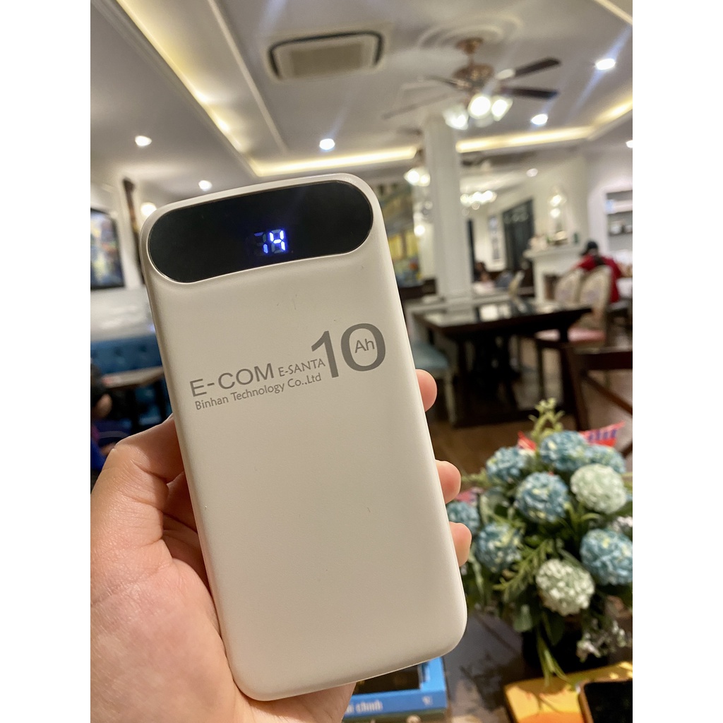 Pin sạc dự phòng cao cấp 10000 mAh có màn hình hiển thị dung lượng chính xác