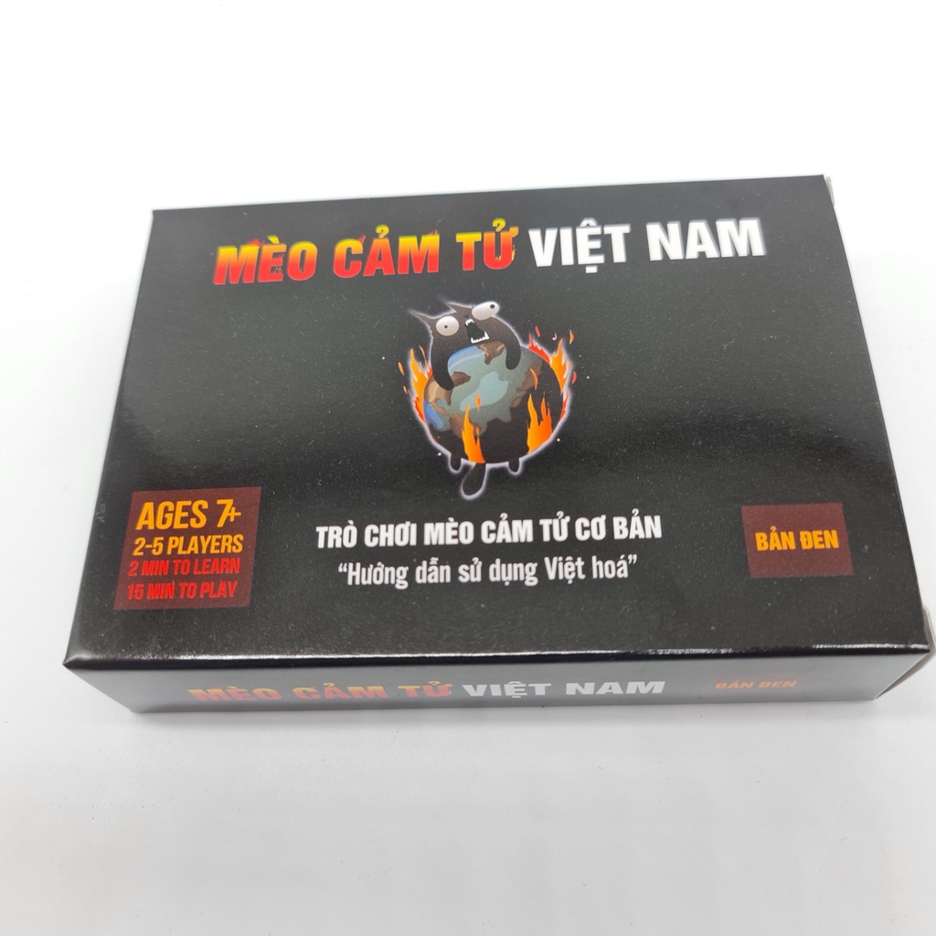 Combo đầy đủ trò chơi thẻ bài Mèo cảm tử và 06 bản mở rộng boardgame cơ bản nhiều người chơi giá rẻ