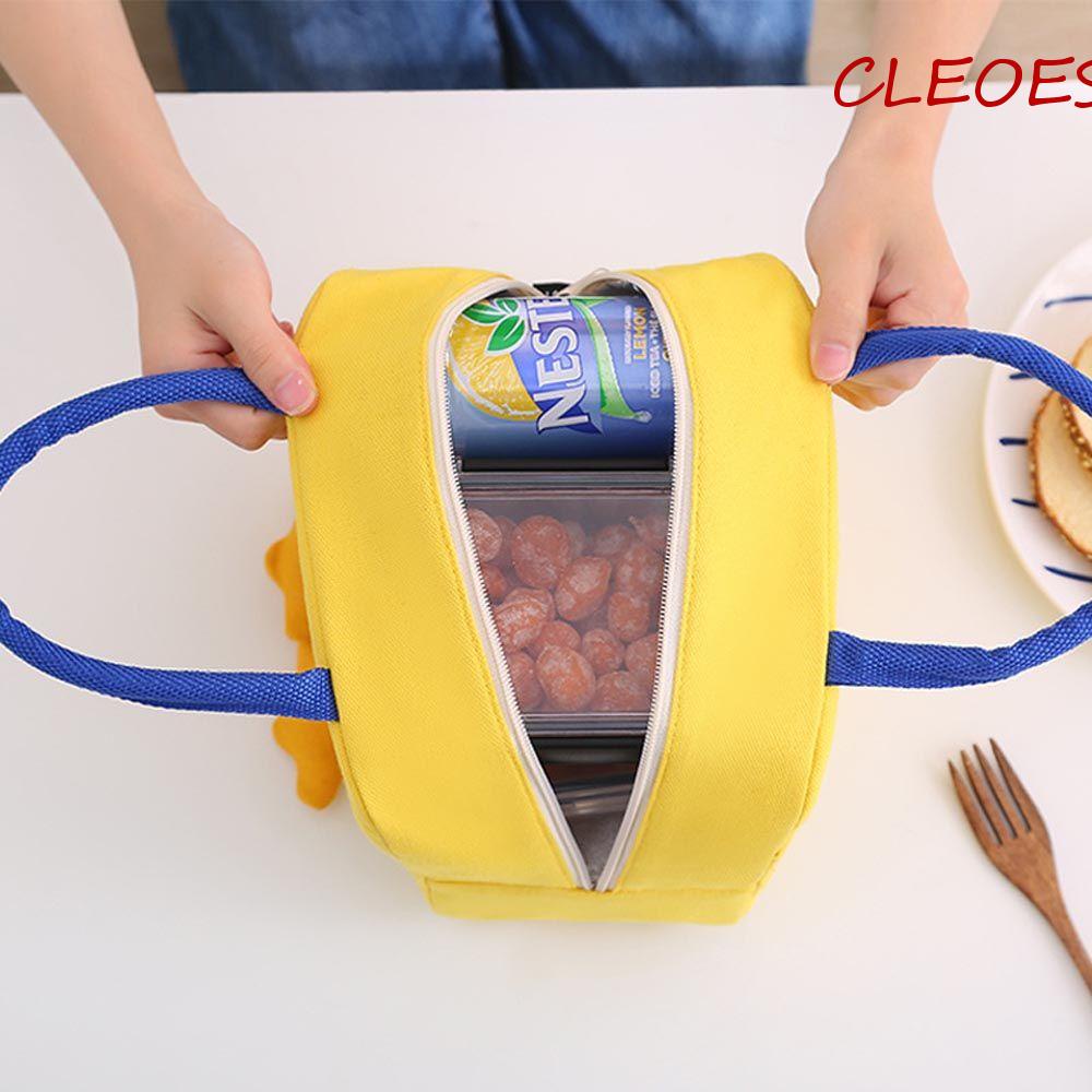 Túi Đựng Hộp Cơm Trưa Bằng Nylon Chống Nước Có Khóa Kéo Nhỏ Gọn Cho Nữ