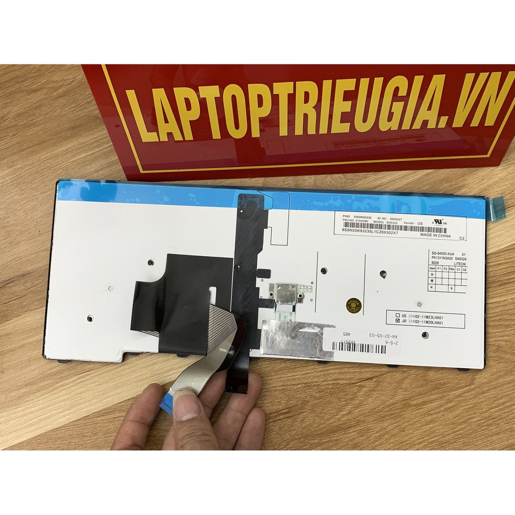 Bàn phím Lenovo Thinkpad T440 T440P T440S T450 T450S E431 - keyboard - phím zin , có đèn , bản US