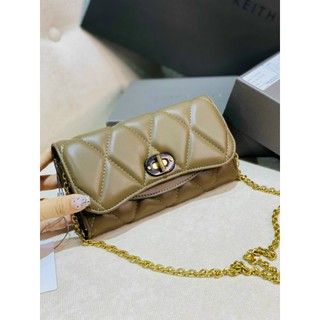 Ví dài cầm tay có kèm dây đeo chéo tuồn kho CK6-10770478 màu xanh bơ