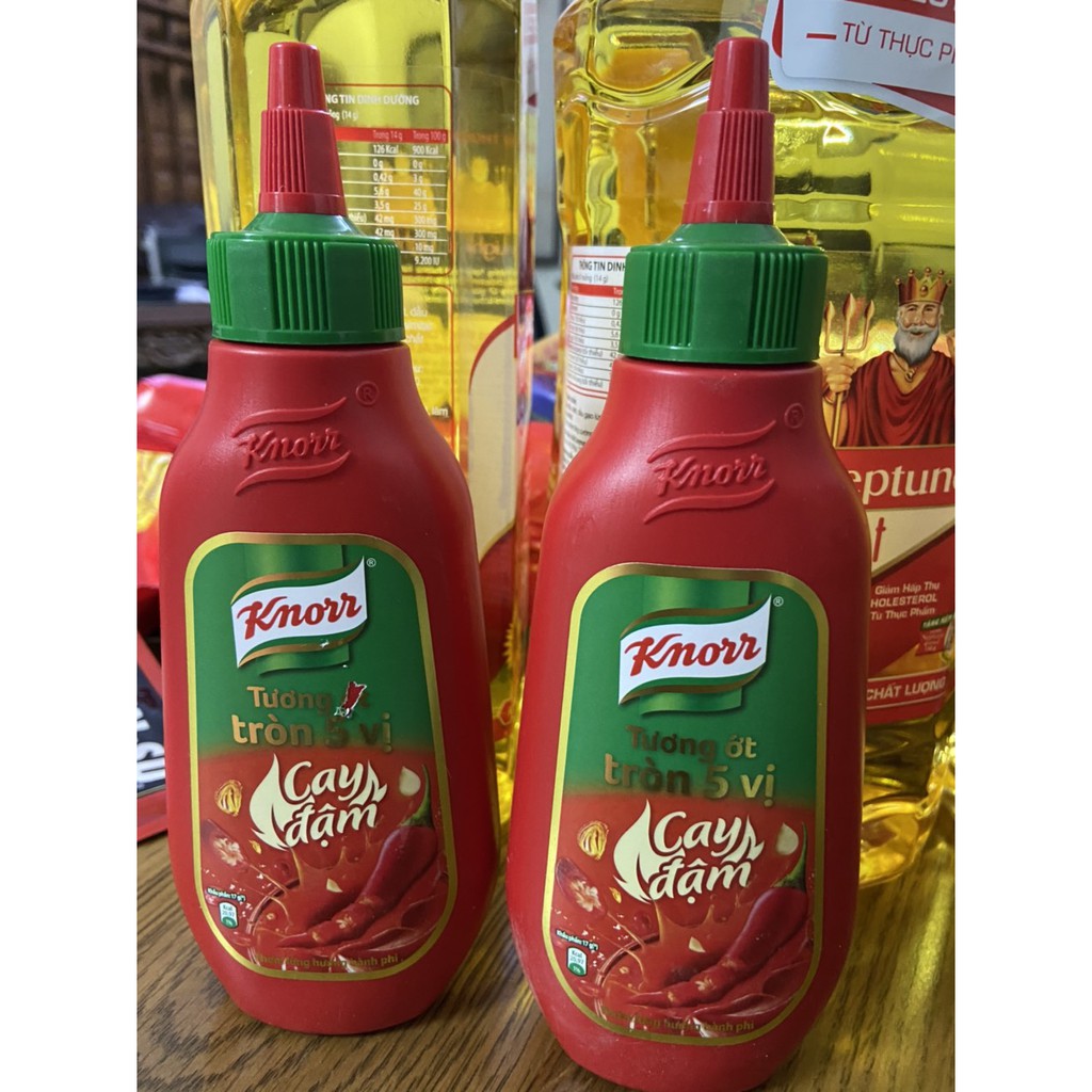 TƯƠNG ỚT KNORR TRÒN 5 VỊ CAY ĐẬM 220