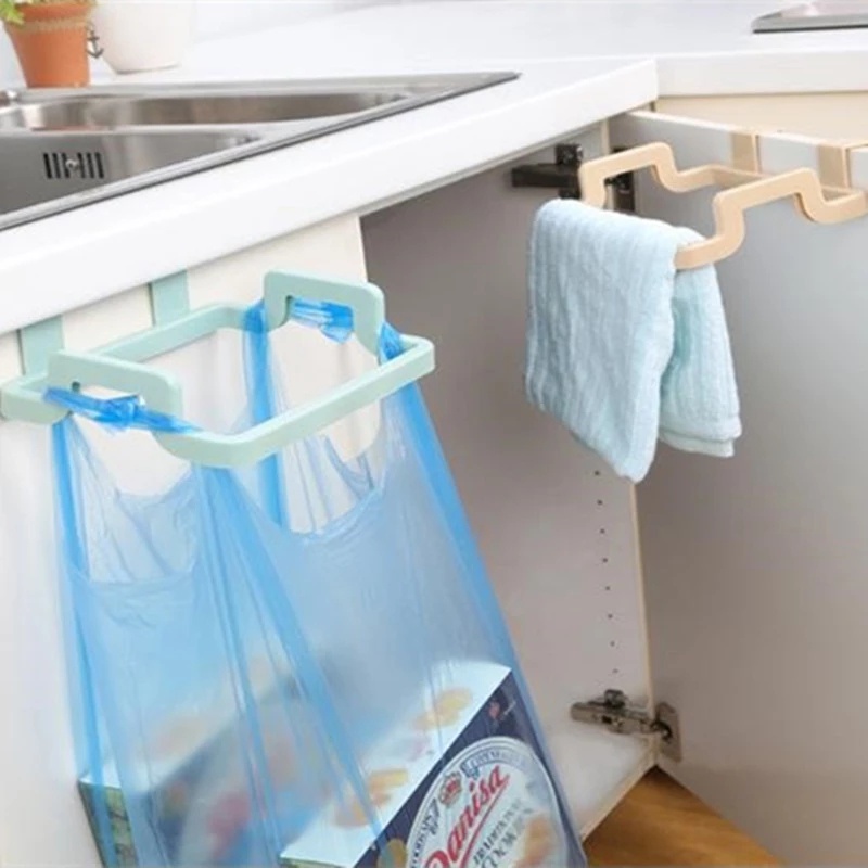 Giá đỡ túi rác gắn cửa tủ nhà bếp tiện lợi