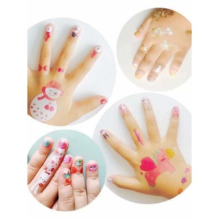 Bộ nail tatoo cho bé, Bộ hình dán cho bé