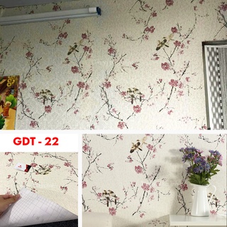Giấy dán tường hoa văn decal cổ điển cao cấp