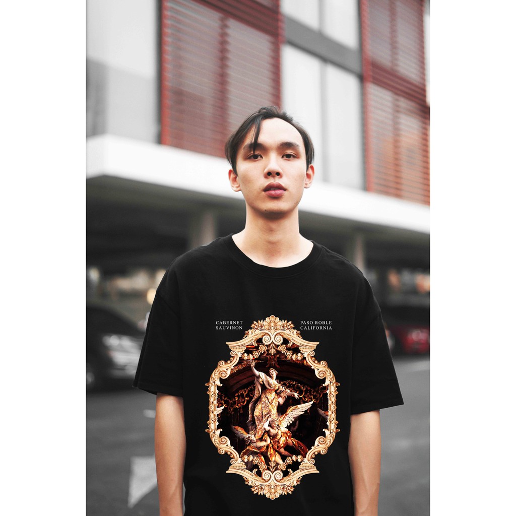 Áo thun tay lỡ Cabernet Sauvignon, áo thun cotton unisex, Dricco