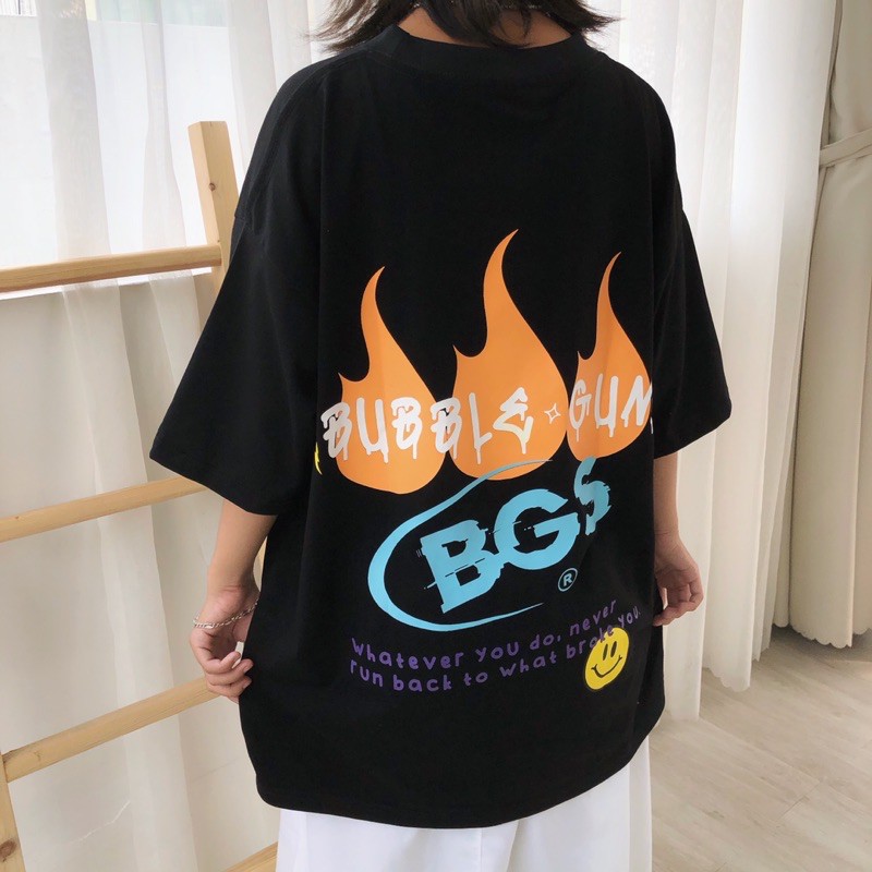 [Mã SKAMPUSHA7 giảm 8% tối đa 50K đơn 250K] Áo thun Sticker mặt cười - by Bubble Gum Studio | BigBuy360 - bigbuy360.vn
