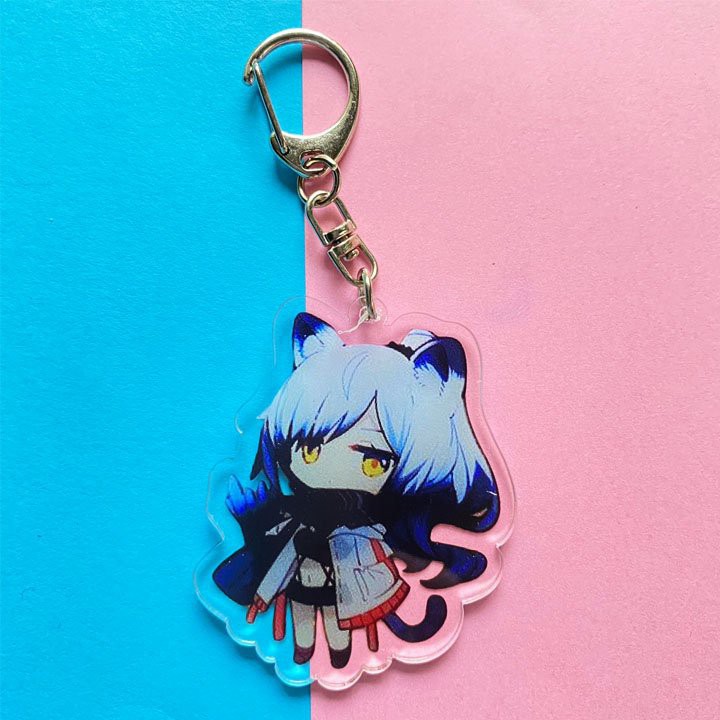 ( Mica trong acrylic ) Móc khóa in hình ARKNIGHTS quà tặng xinh xắn dễ thương game anime chibi