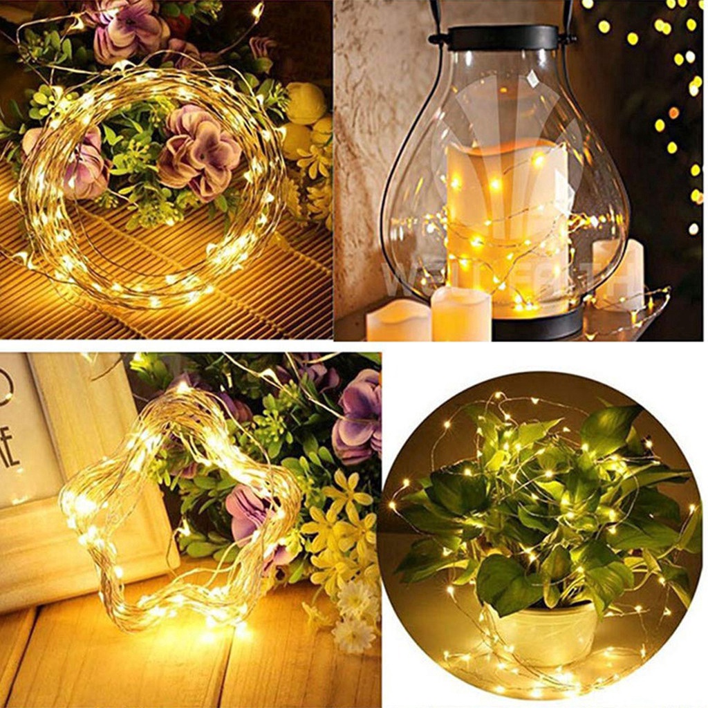 Dây Đèn LED Hình Nút Bần Trang Trí Chai Rượu Cho Tiệc Giáng Sinh