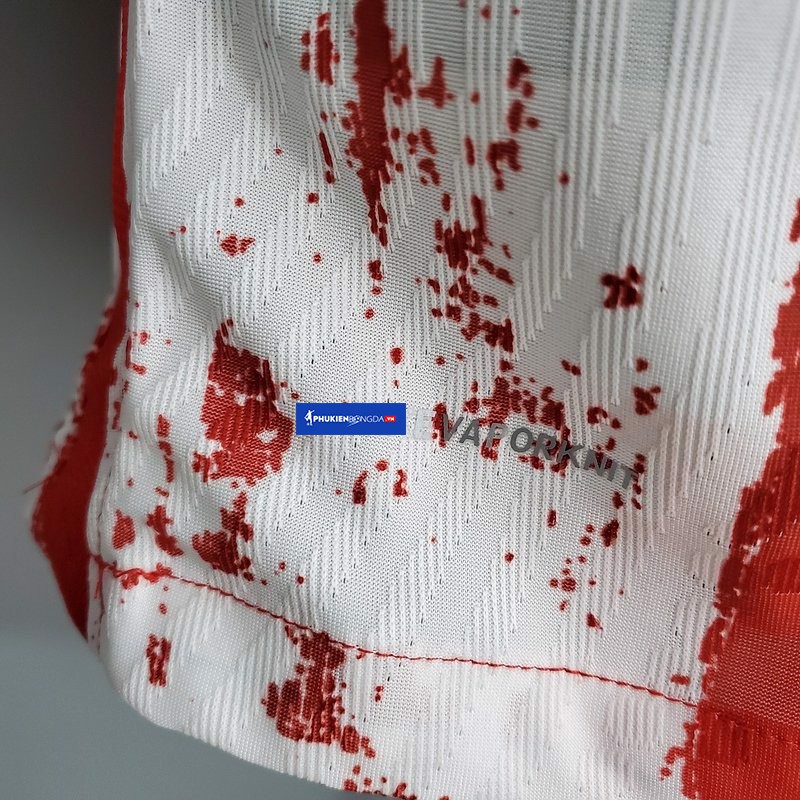 Áo Atletico Madrid sọc đỏ trắng sân nhà 2021/22 bản Body Fit PLAYER SF cao cấp